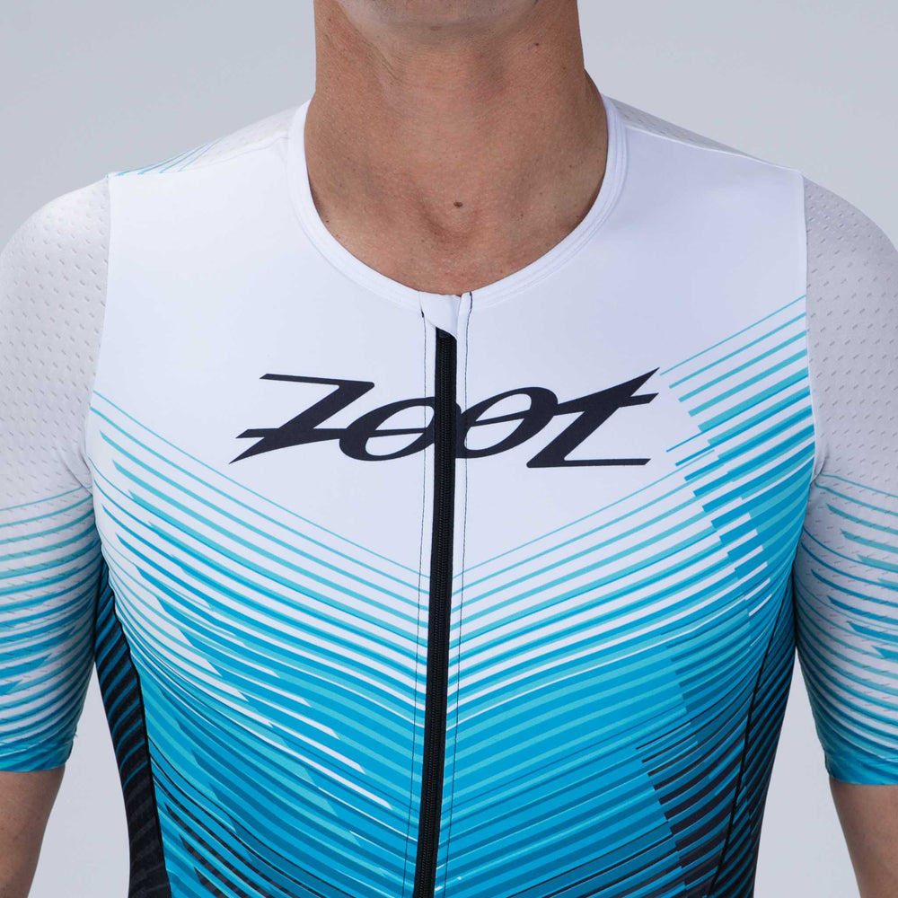 ZOOT Men's Ltd Tri Aero Fz Racesuit - Blue Wave