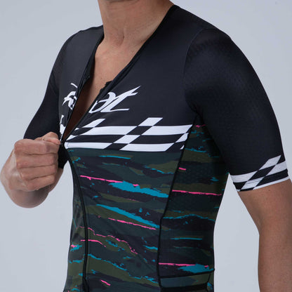 Đồ Ba môn Nam Zoot LTD Tri Aero Fz Racesuit - Cali Camo