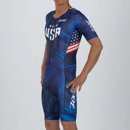 Đồ ba môn Nam Zoot LTD Tri Aero Fz Racesuit - RWB