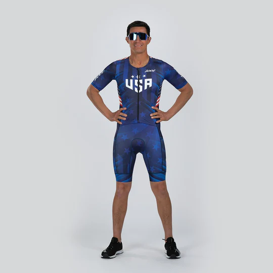 Đồ ba môn Nam Zoot LTD Tri Aero Fz Racesuit - RWB