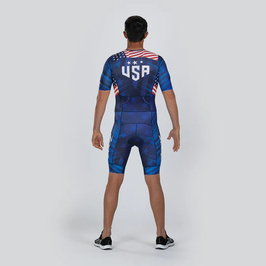 Đồ ba môn Nam Zoot LTD Tri Aero Fz Racesuit - RWB