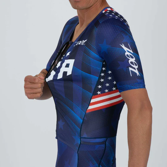 Đồ ba môn Nam Zoot LTD Tri Aero Fz Racesuit - RWB