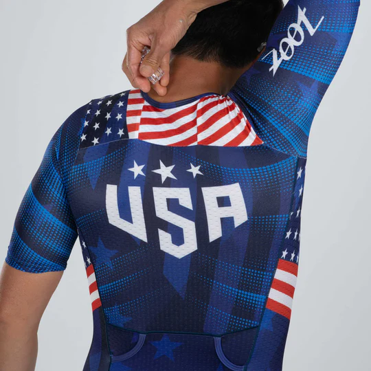 Đồ ba môn Nam Zoot LTD Tri Aero Fz Racesuit - RWB