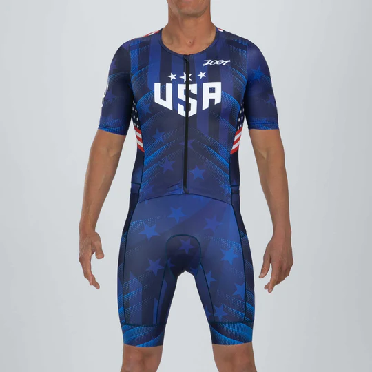 Đồ ba môn Nam Zoot LTD Tri Aero Fz Racesuit - RWB
