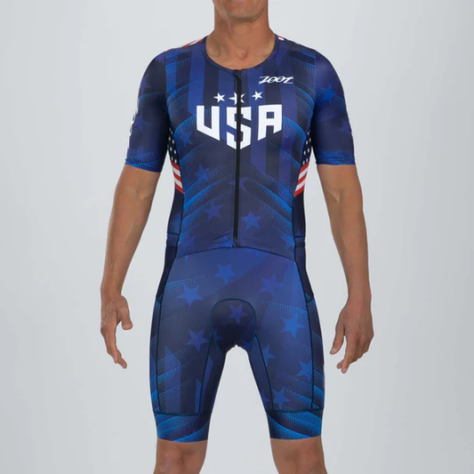 Đồ ba môn Nam Zoot LTD Tri Aero Fz Racesuit - RWB