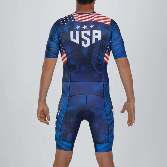 Đồ ba môn Nam Zoot LTD Tri Aero Fz Racesuit - RWB