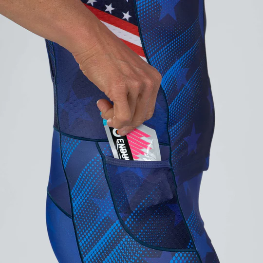 Đồ ba môn Nam Zoot Ltd Tri Slvs Fz Racesuit - RWB