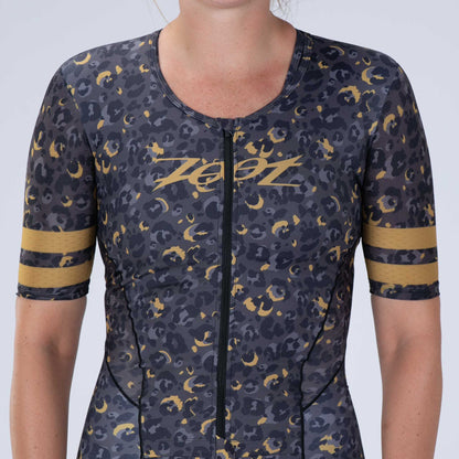 Đồ ba môn Nữ Zoot LTD Tri Aero Fz Racesuit - Cheetah