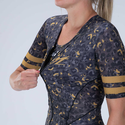 Đồ ba môn Nữ Zoot LTD Tri Aero Fz Racesuit - Cheetah