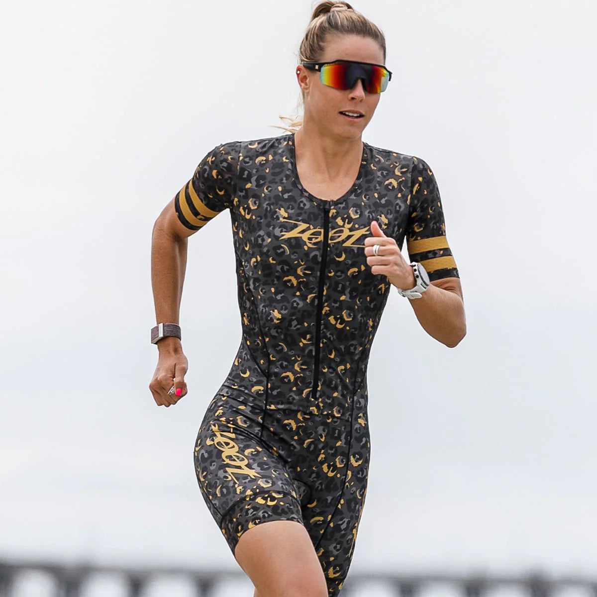 Đồ ba môn Nữ Zoot LTD Tri Aero Fz Racesuit - Cheetah
