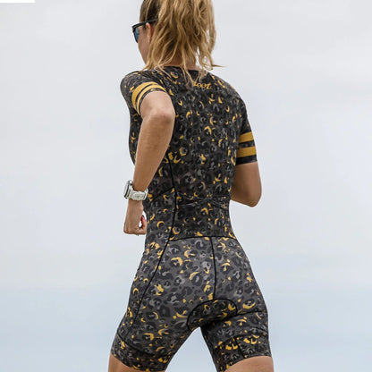 Đồ ba môn Nữ Zoot LTD Tri Aero Fz Racesuit - Cheetah