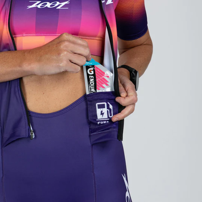 Đồ ba môn Nữ Zoot LTD Tri Aero Fz Racesuit - Twilight