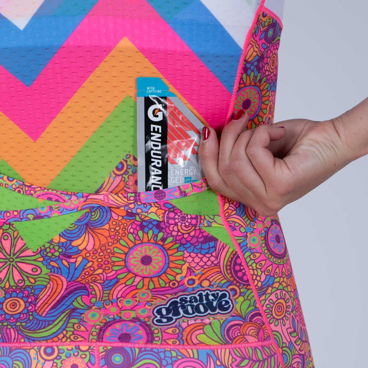 Đồ ba môn Nữ Zoot LTD Tri SLVS Fz Racesuit - Salty Groove