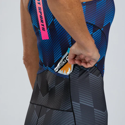 Đồ ba môn Nữ Zoot LTD TRi SLVS Fz Racesuit - Speedway