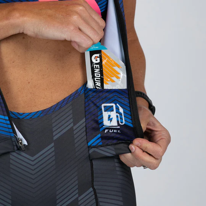 Đồ ba môn Nữ Zoot LTD TRi SLVS Fz Racesuit - Speedway