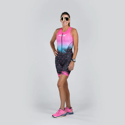 Đồ ba môn Nữ Zoot LTD Tri SLVS FZ Racesuit - Vice