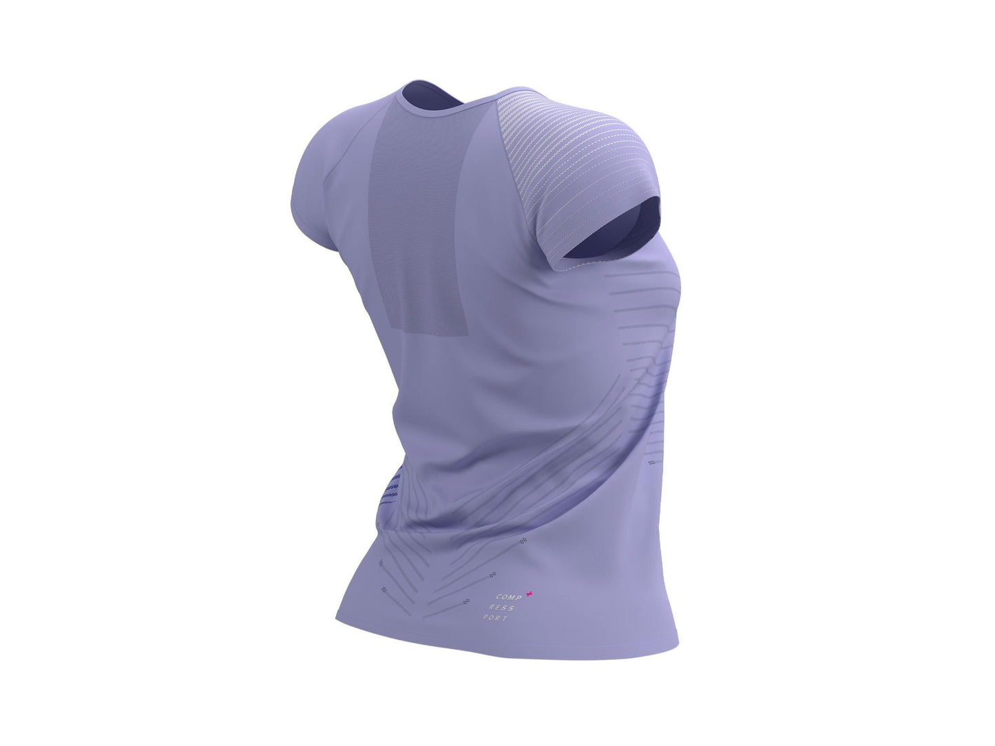 Áo chạy bộ Nữ Compressport Performance SS TShirt - Tím (Orchid Petal/Purple)