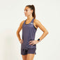 Áo chạy bộ Nữ Pressio Ārahi Singlet - Tím (Dark Grey)