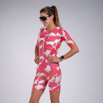 ZOOT Women's LTD Tri Full Zip Racesuit - BLOOMS