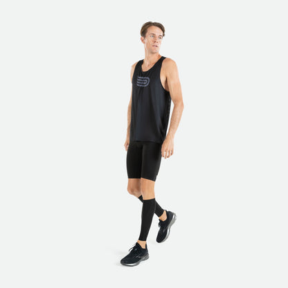 Quần bó cơ Nam Pressio Equilibrium Run Short - Đen (Black)