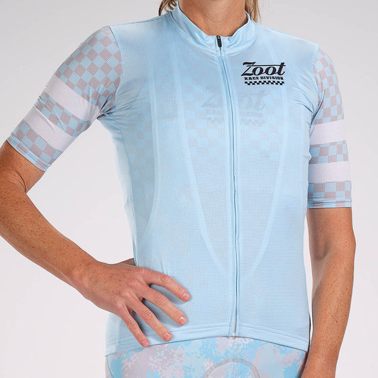 Áo đạp xe Nữ ZOOT LTD Cycle AERO Jersey - Xanh (Race Division)