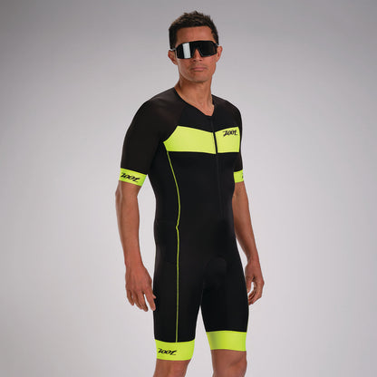 Bọ áo liền quần Ba môn Nam ZOOT Core Tri AERO Racesuit - Safety Yellow