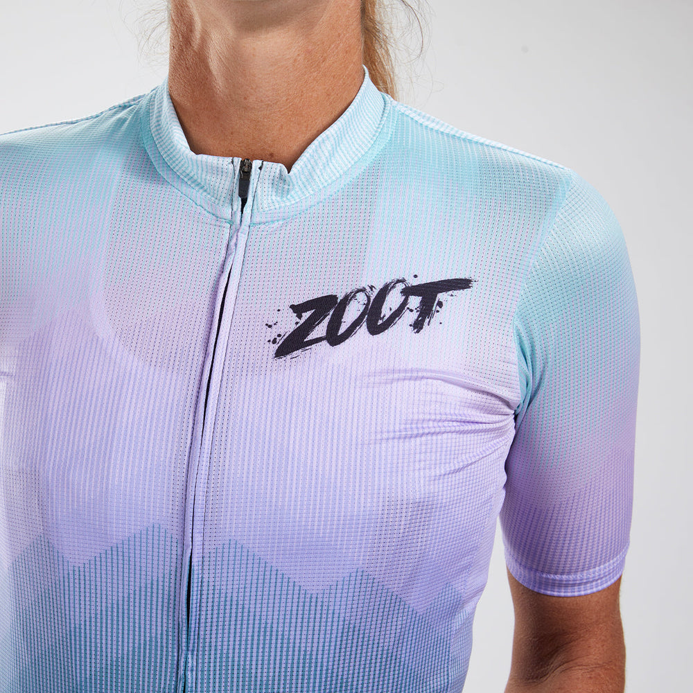 Zoot Women's LTD Cycle Aero Jersey - KONA ICE