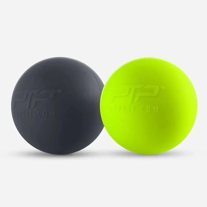 Bộ bóng Massage PTP Massage Balls Combo (6.4cm) - Đen/ Xanh Lime