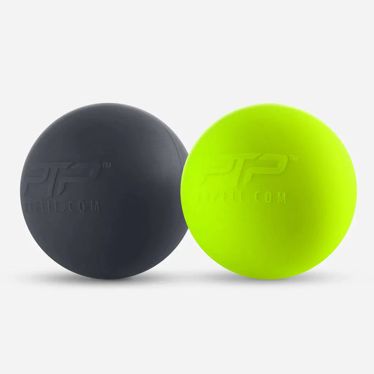 Bộ bóng Massage PTP Massage Balls Combo (6.4cm) - Đen/ Xanh Lime