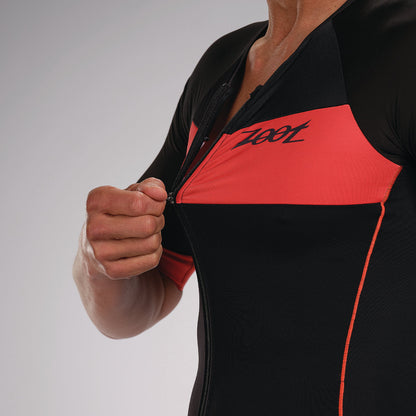 Bộ áo 3 môn Nam Zoot Core Tri AERO Racesuit - Cardinal