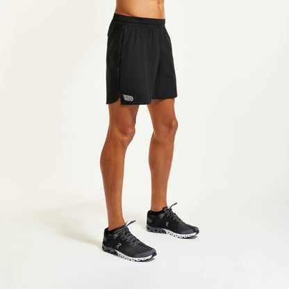 Quần chạy bộ Nam Pressio Ārahi 6.5" Short - Đen (Black/Silver)