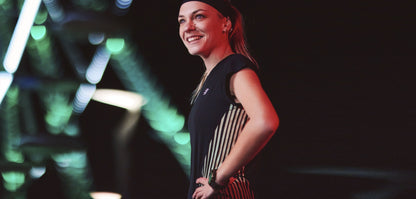 Áo chạy bộ Nữ Compressport Performance SS TShirt - Đen (Black/Paradise Green)