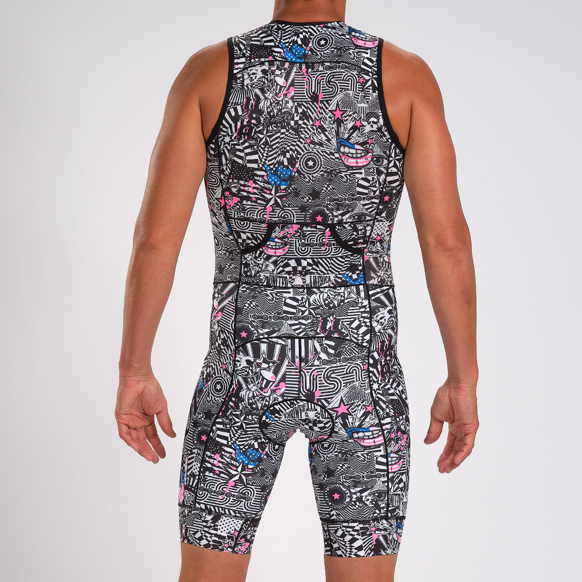 Bộ áo liền quần Ba môn Nam Zoot  LTD Tri Racesuit - American Rebel
