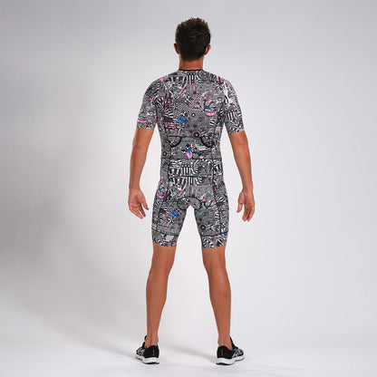 Bộ áo liền quần Ba môn Nam Zoot LTD Tri Full Zip Racesuit - American Rebel