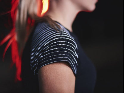 Áo chạy bộ Nữ Compressport Performance SS TShirt - Đen (Black/Paradise Green)