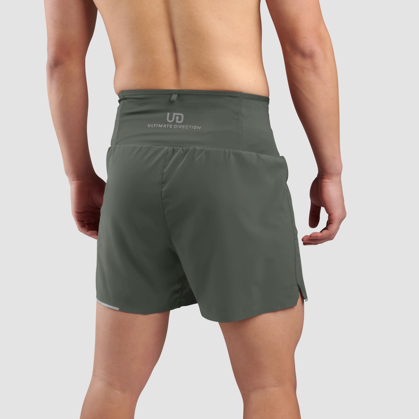 Quần Chạy Bộ Nam Ultimate Direction Men's Velum Short 5" - Dark Camo Green
