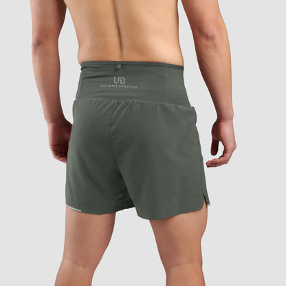 Quần Chạy Bộ Nam Ultimate Direction Men's Velum Short 5" - Dark Camo Green