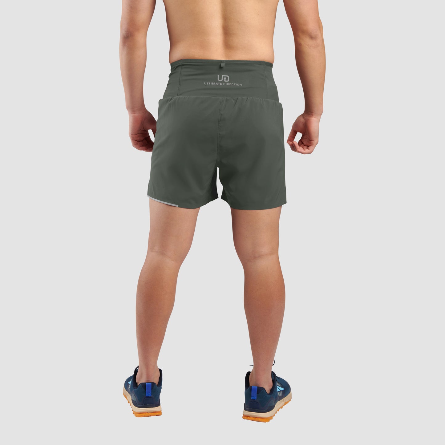 Quần Chạy Bộ Nam Ultimate Direction Men's Velum Short 5" - Dark Camo Green