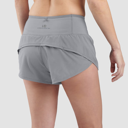 Quần Chạy Bộ Nữ Ultimate Direction Women's Velum Short 2.5"- Gray