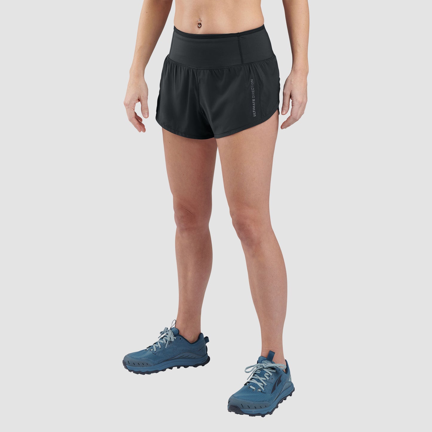 Quần Chạy Bộ Nữ Ultimate Direction Women's Velum Short 2.5"- Onyx