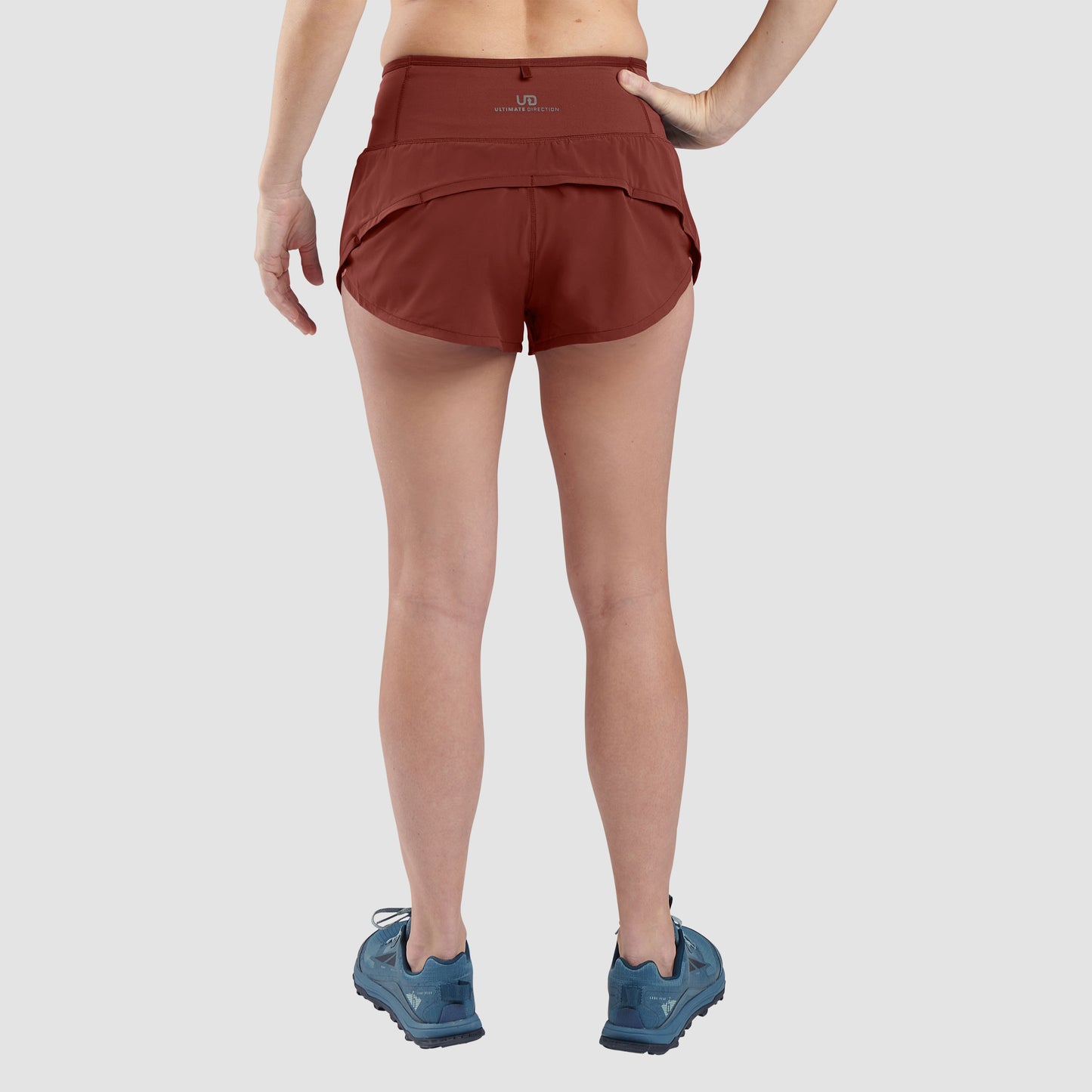 Quần Chạy Bộ Nữ Ultimate Direction Women's Velum Short 2.5"- Rust