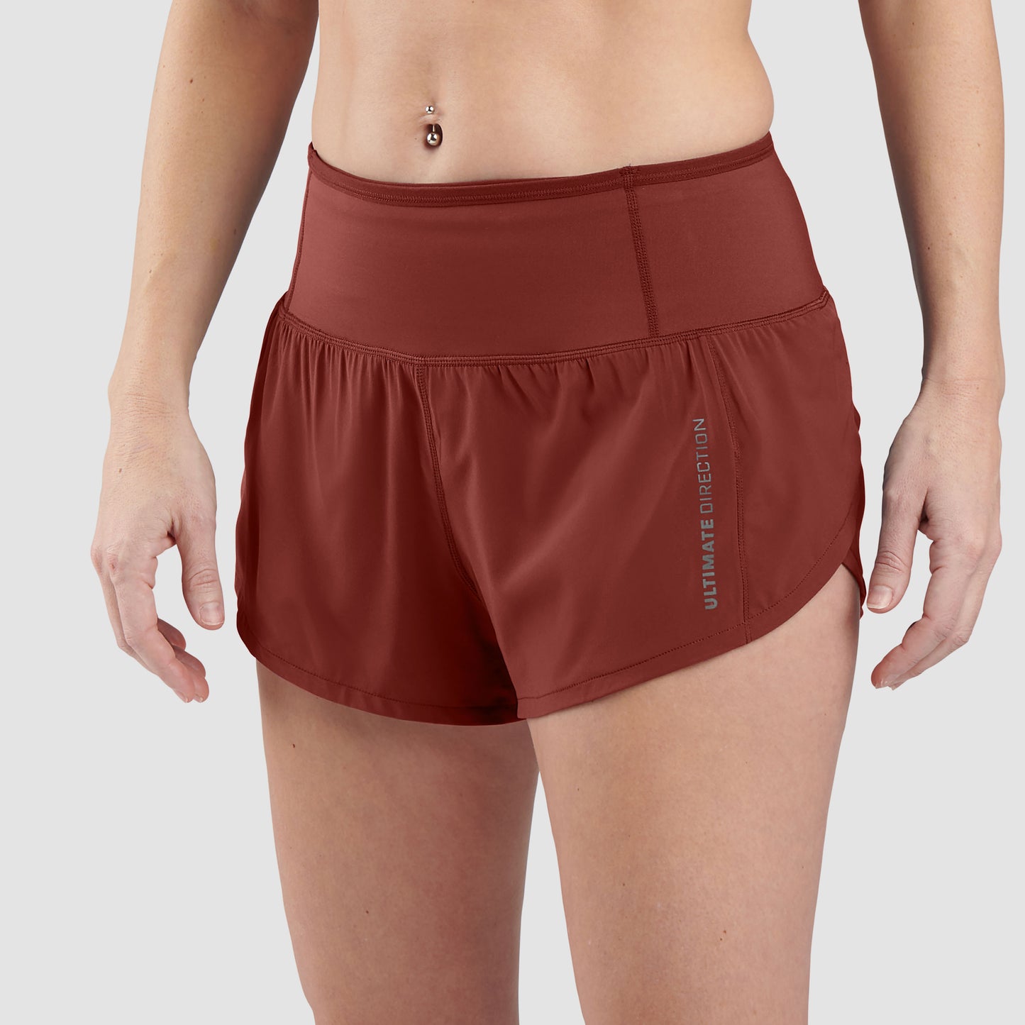 Quần Chạy Bộ Nữ Ultimate Direction Women's Velum Short 2.5"- Rust