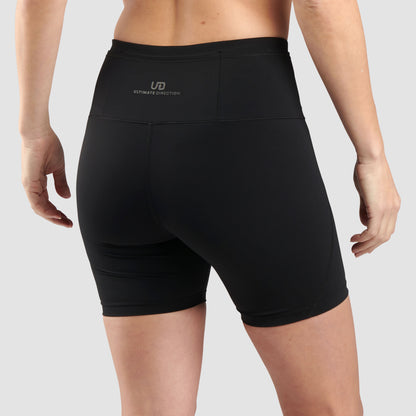 Quần Bó Cơ Nữ Ultimate Direction Women's Race Velum Short 6"- Onyx