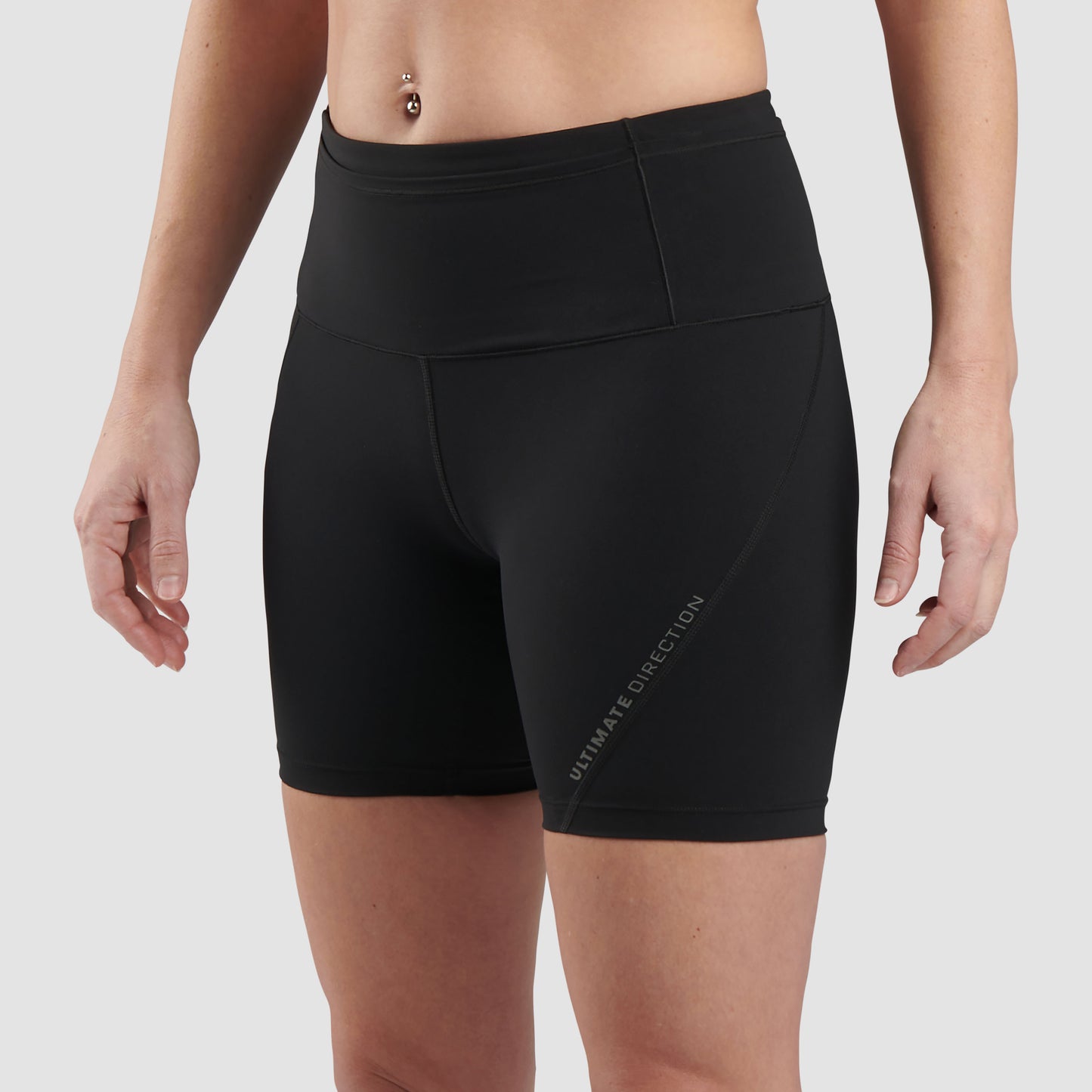 Quần Bó Cơ Nữ Ultimate Direction Women's Race Velum Short 6"- Onyx