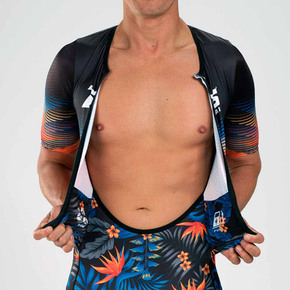 Bộ áo liền quần Ba môn Nam Zoot Tri Full Zip Racesuit  - 40 Years