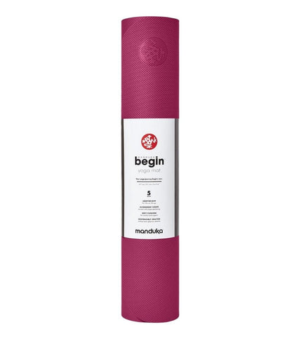 Thảm Manduka Begin Mat 5mm 68'' - Dark Pink