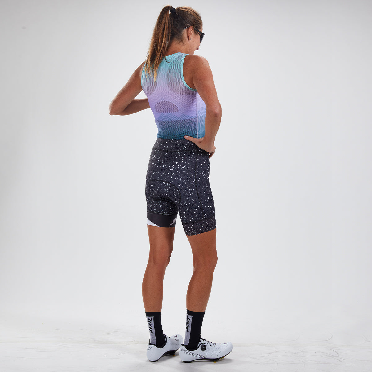 Quần đạp xe Nữ Zoot Custom Cycle Short - Kona Ice
