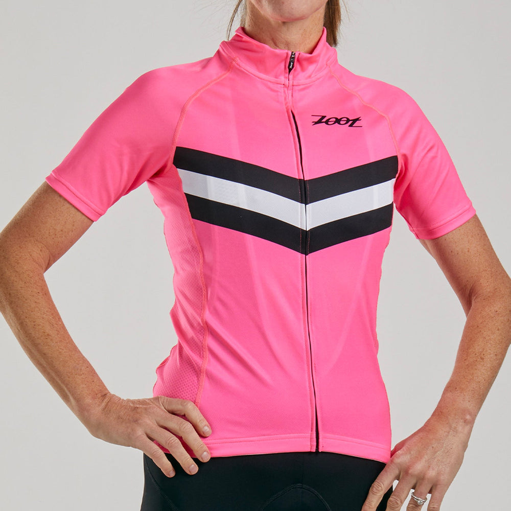 Áo đạp xe Nữ Zoot Cycle Core Jersey - Blush