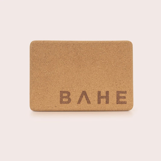 BAHE Cork Yoga Block 14.5x22.5x7.6cm - Cork