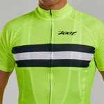 ZOOT MEN'S CYCLE CORE JERSEY - SAFETY YELLOW